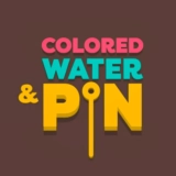 Colored Water & Pin