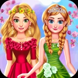 Princess Girls Spring Blossoms