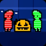 Red and Green Pumpkin