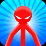 Red Stickman vs Monster School